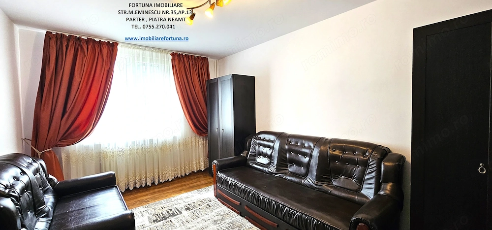 Apartament 2 camere, echipat complet, etaj 2, boxa, zona Centrala- Scoala nr.2 - Spital