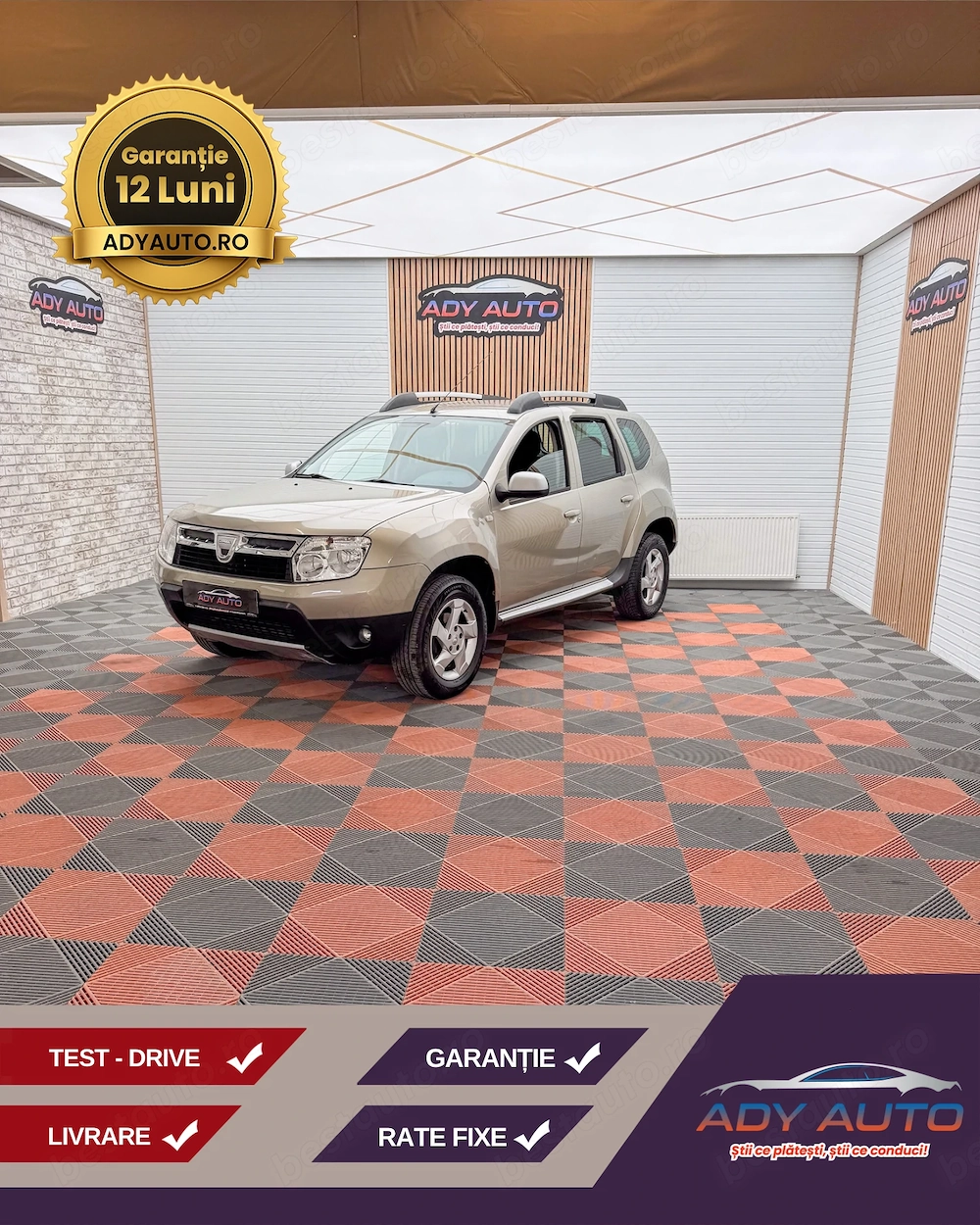 DACIA DUSTER 1,5 DCI . Garantie 12 luni . Buy-Back . Test-Drive . Livrare in toata  in tara 