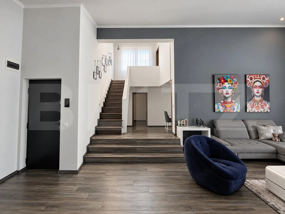 Apartament/Penthouse 4 camere, 140 mp, zona Florilor-Rasnov 