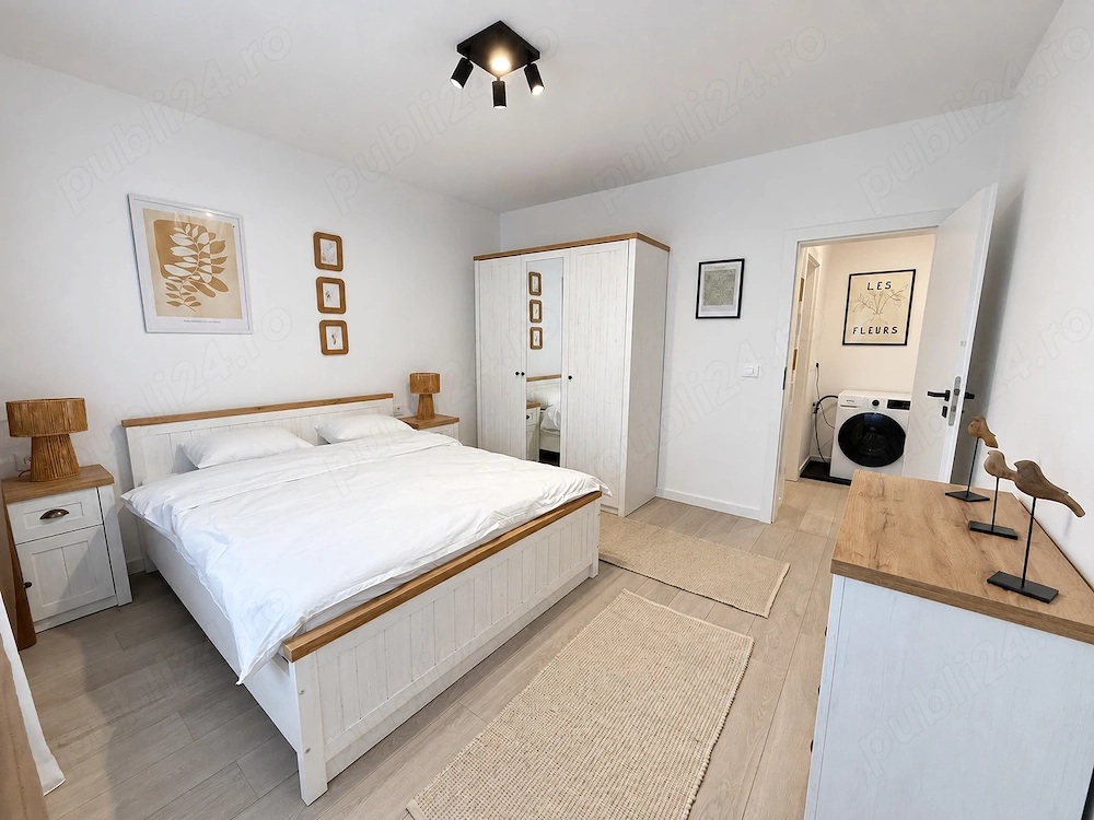 Apartament 2 camere de închiriat bloc nou parcare privata
