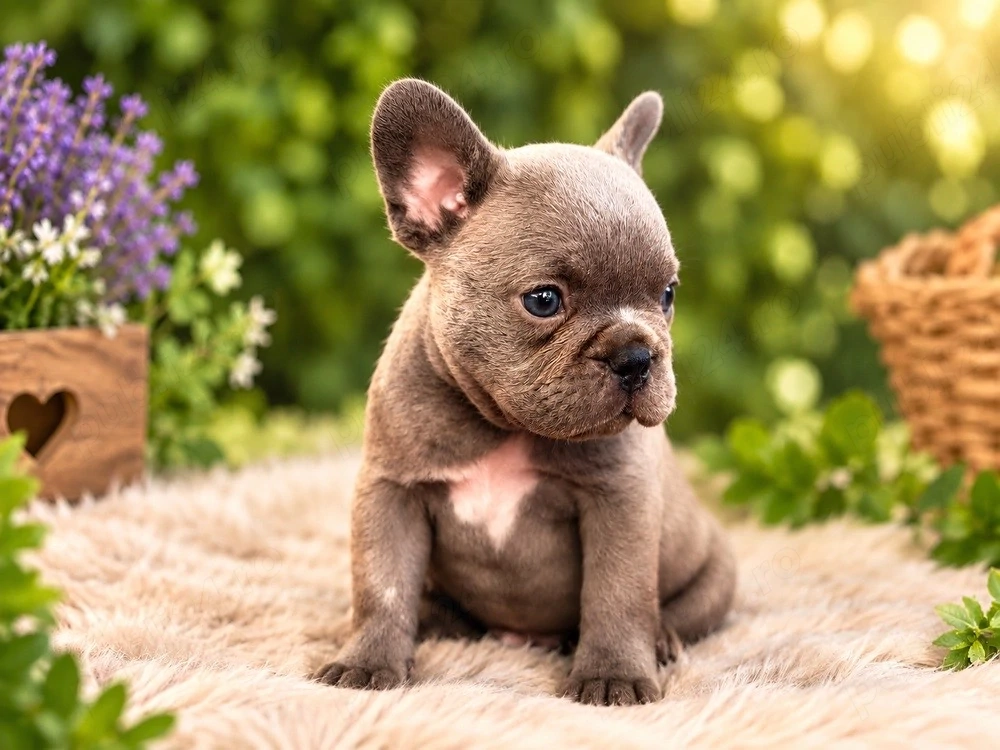 bulldog francez blue