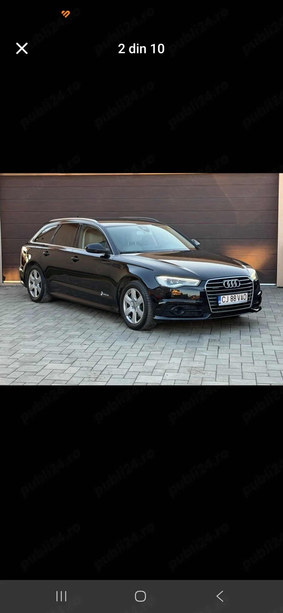 Audi A6 Quattro 2017 Distronic lane  side assist Clima față  spate,portbagaj  electric  Memorie .