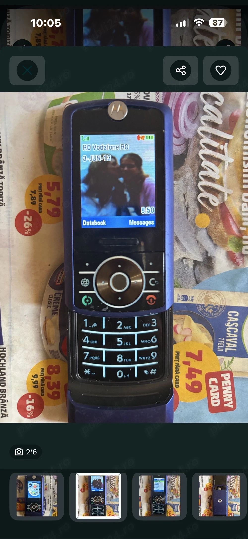 telefon de colectie motorola z3 stare buna