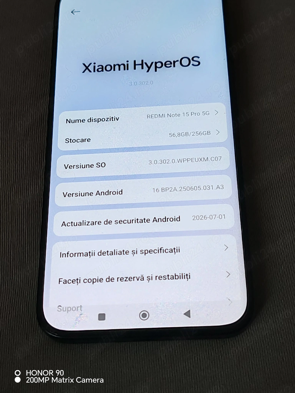De vânzare telefonul 