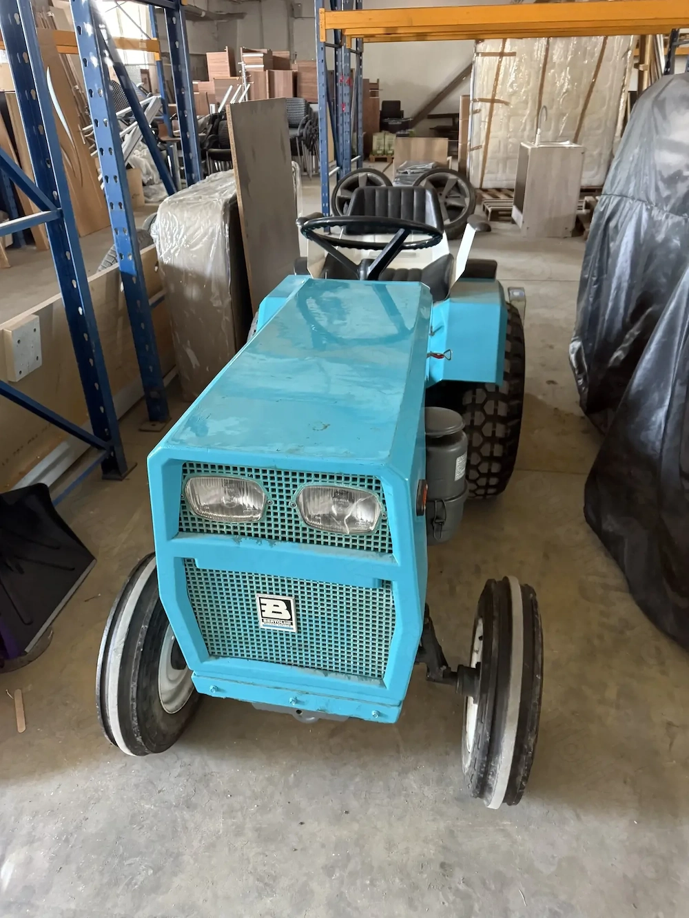Tractor Lombardini cu tocătoare vegetație de vânzare ! Dizel cu răcire aier 