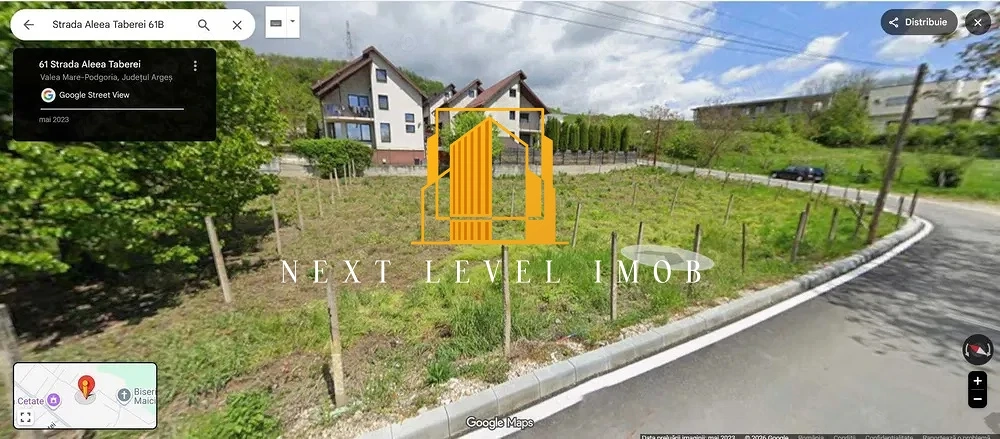TEREN INTRAVILAN – Ștefănești  | DOUĂ FRONTURI STRADALE | 