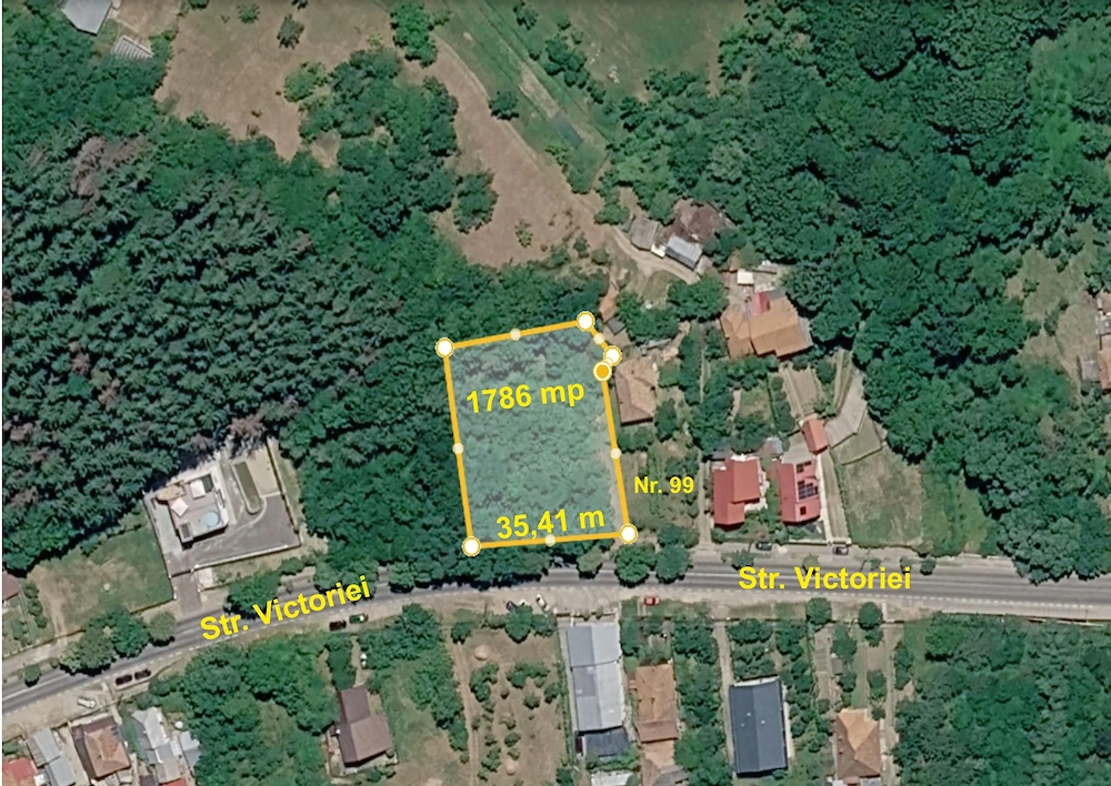 Teren intravilan 1786 mp de vanzare in Curtea de Arges