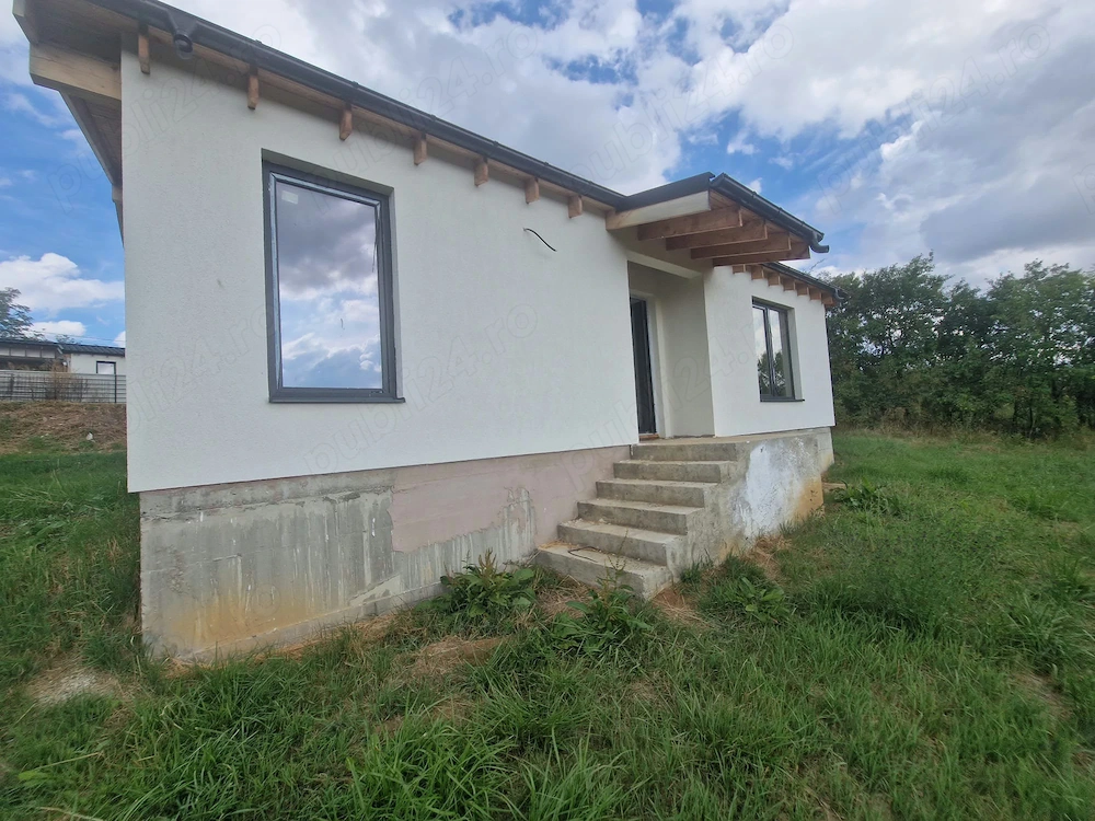Casa Dobreni noua din lemn la gri 100mp si 660mp teren