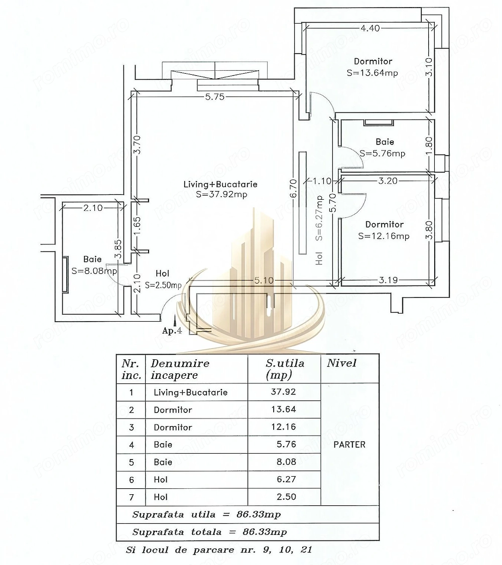 Apartament Premium 3 Camere | 87 MP + Grădină 94 MP | Braytim