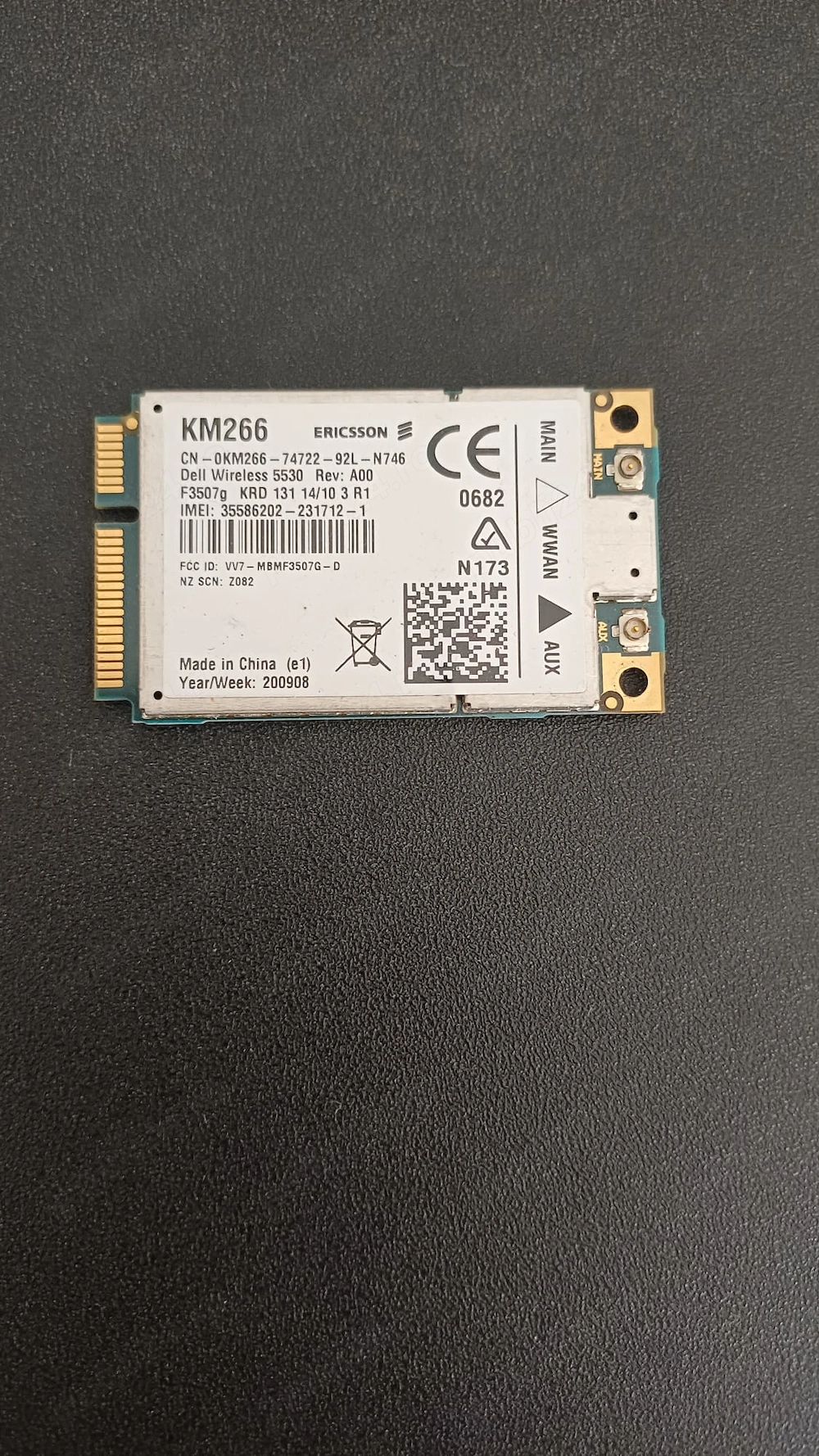 Modul Bluetooth original Dell KM266 pentru seria Latitude