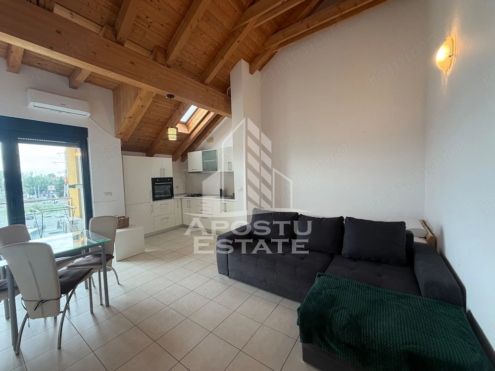 Apartament cu 1 camera de vanzare, loc de parcare, balcon, Dumbravita