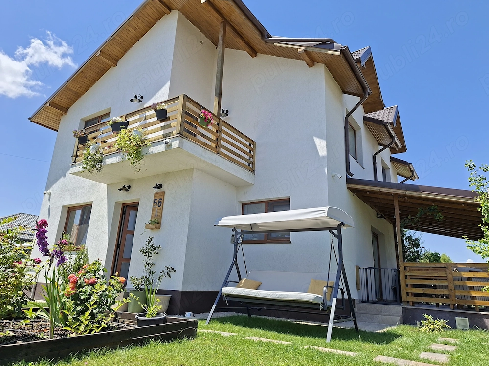 Sabareni Vila P+1, 425 mp teren,padure, terasa+pivnita, Clasa energetica A