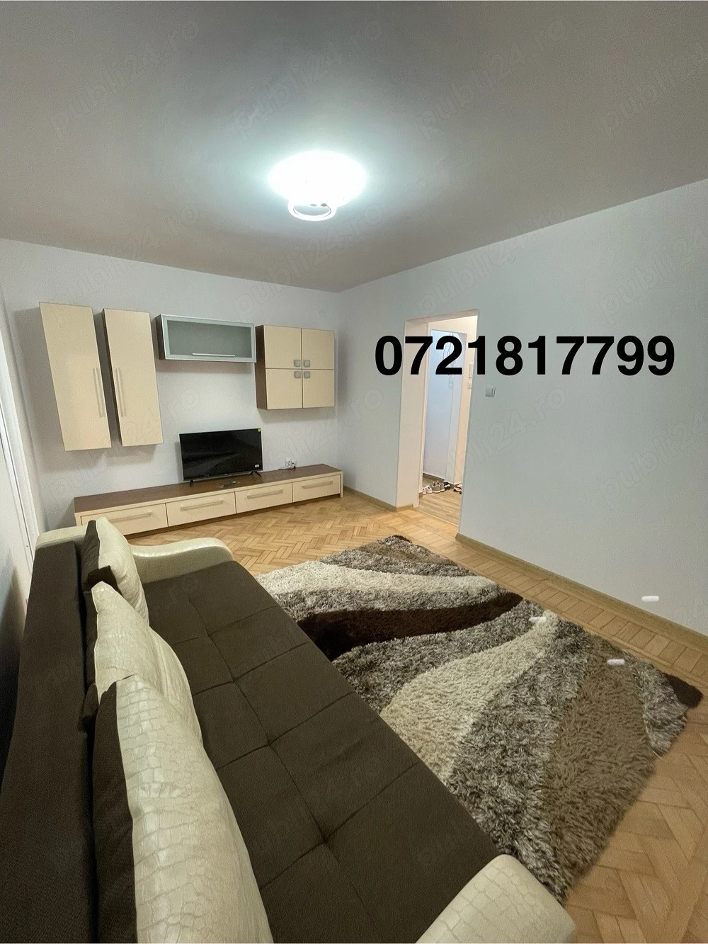 Inchiriez apartament 2 camere, semidecomandat