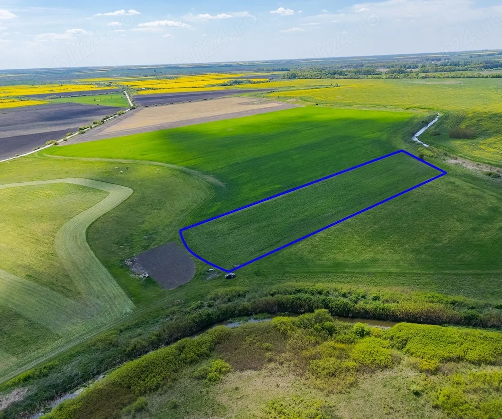 Vând Teren Agricol Extravilan 1.8 Ha Turnu, Arad   CF 322610, Lângă granița cu Ungaria, Irigații