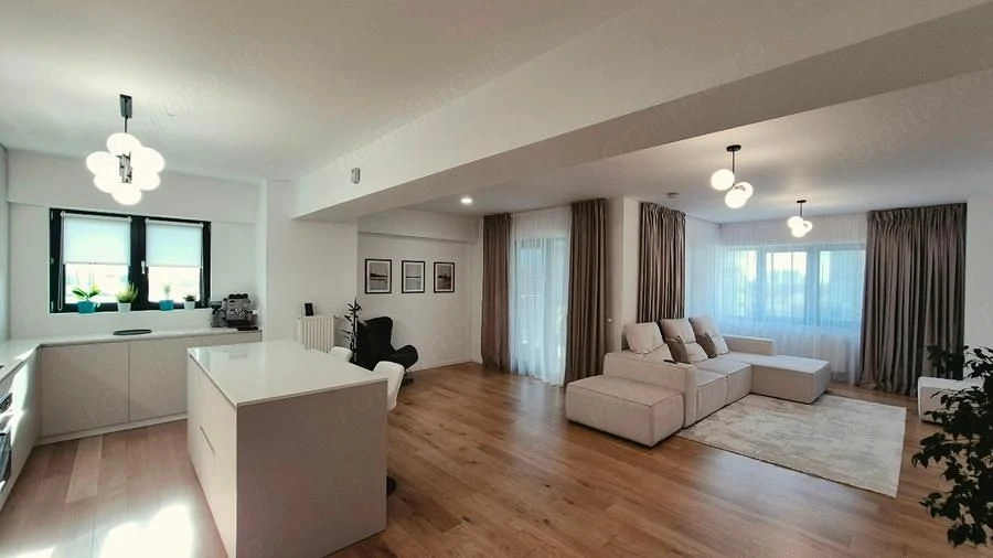Apartamnent 3 camere Upground Residence, 106 mp, renovat premium, metrou.