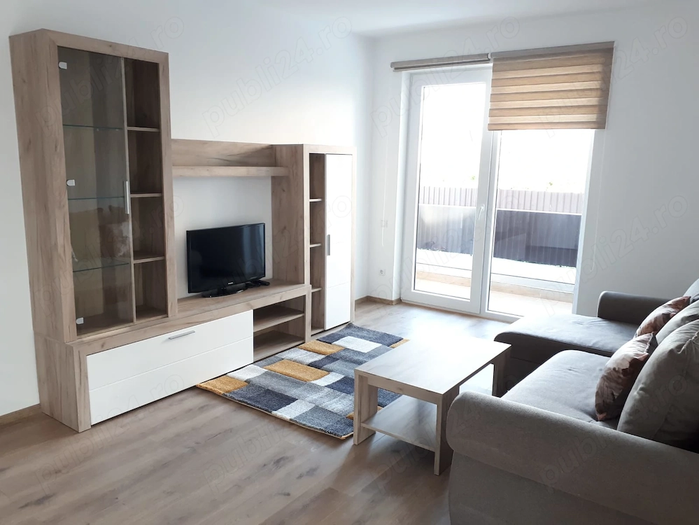 Apartament 2 cam conf 1 decomandat 55mp+balcon mobilat+utilat parter loc parcare str Distributiei