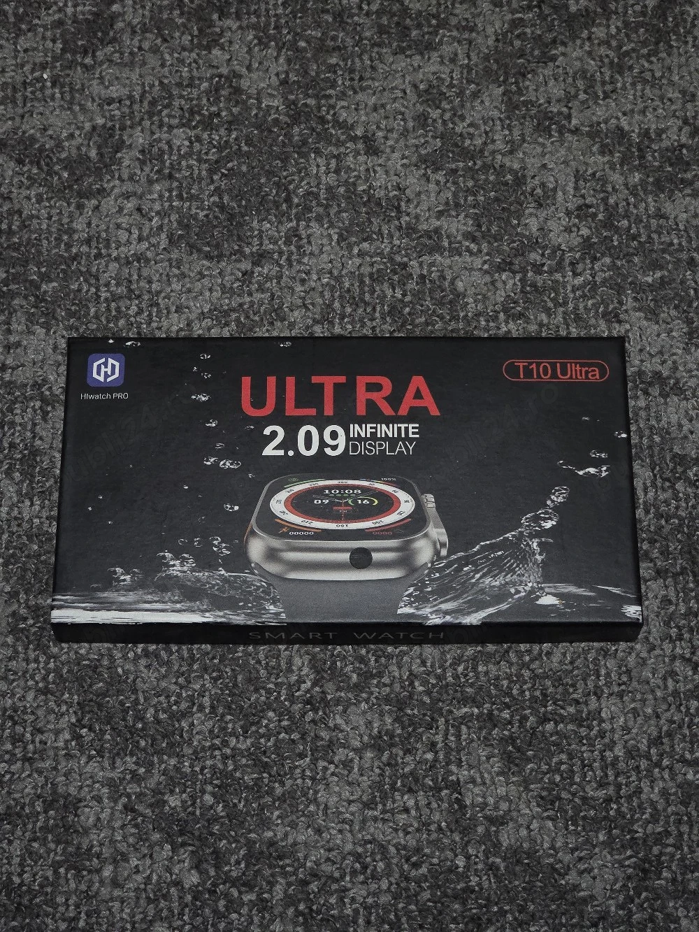  Smartwatch T10 Ultra, ecran mare 2.09", HiWatch PRO, apeluri Bluetooth, nou la cutie