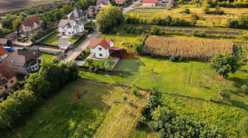 Comision 0 %! Teren intravila de vânzare, central, Sânpetru!