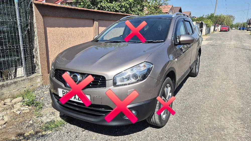 Dezmembrez Qashqai+2 Nissan Qashqai J10 1.5 dci k9k 430 piele Bose piese Tekna xenon