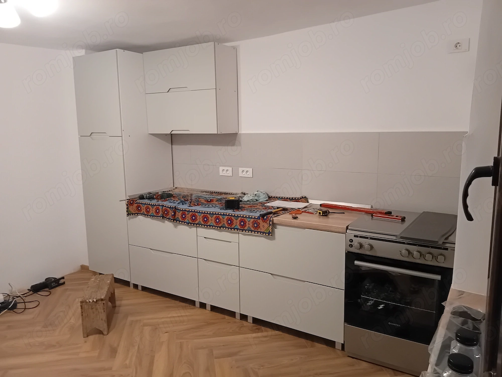 Mobila, bucatarii, dormitoare, livinguri, deplasare si montaj in judetul Bacau