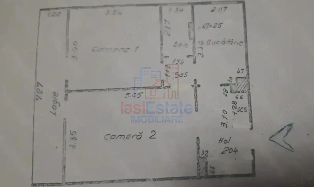 Apartament 2 camere Nicolina - Podu Ros