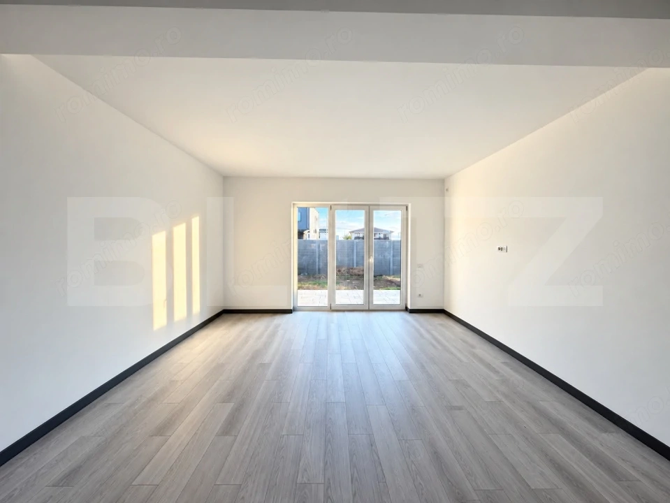 Duplex modern pe parter | 2 dormitoare | 300 mp teren | Dumbrăvița
