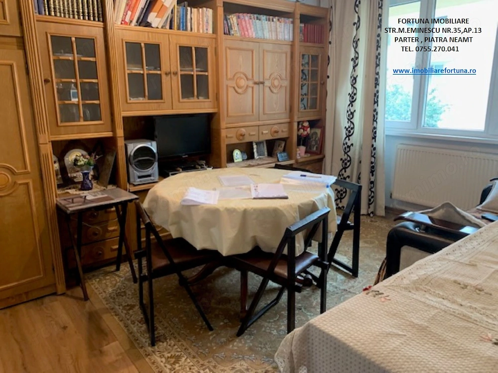 Apartament 2 camere decomandate, etaj 1, mobilat si utilat, cu loc parcare, zona Macrina-Darmanesti