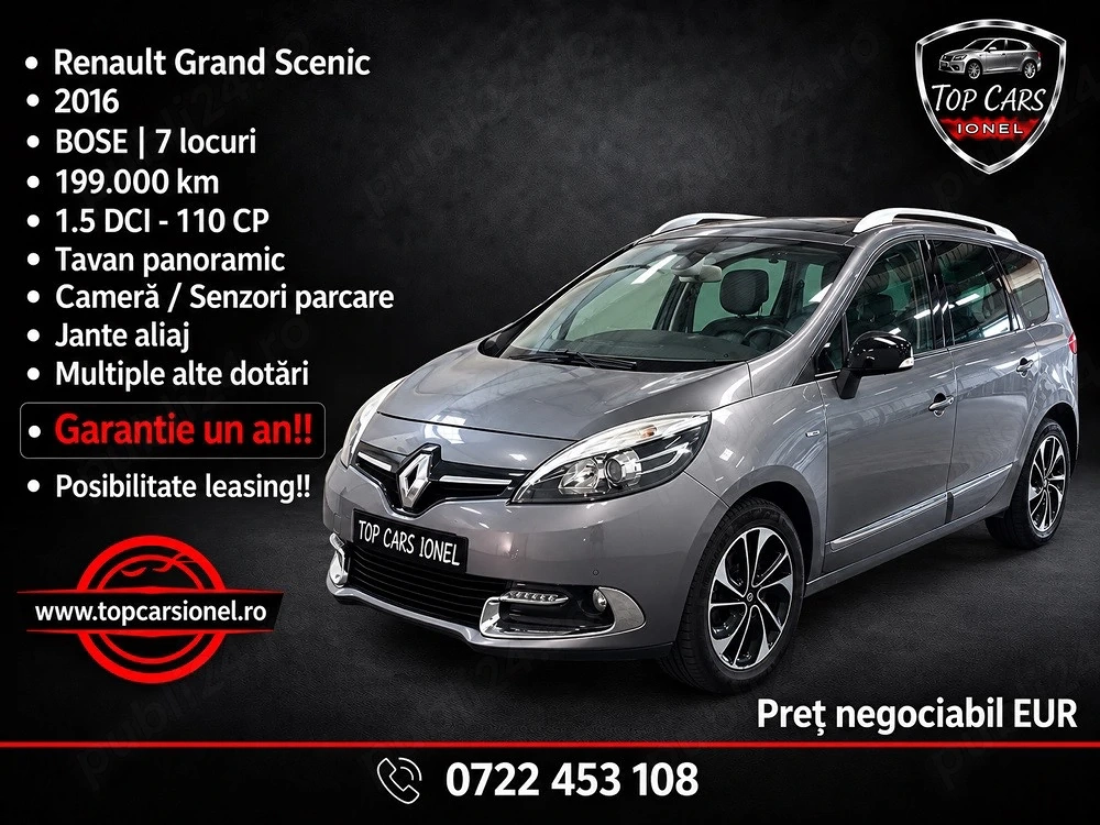 Renault Scenic 3 7 locuri Automat diesel 1.5