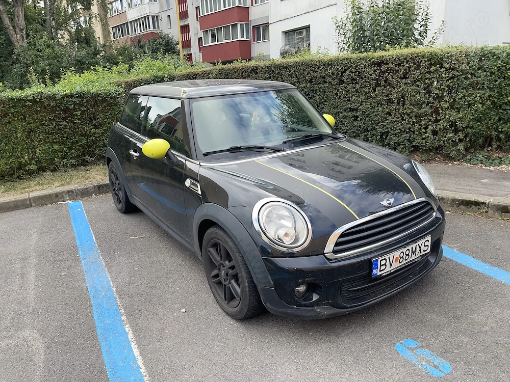 MINI One hatchback 1,6 benzină, Euro 6, 75 CP, an 2013,  110 400 km reali, al 2-lea proprietar