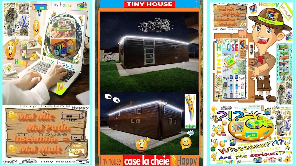 Vand Tiny House Pe Roti - Casa Birou Vacanta - Patru Anotimpuri