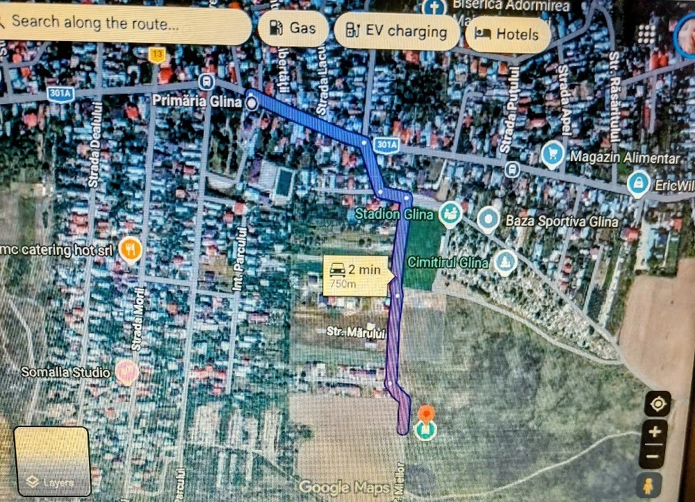vanzare teren 2500mp, Glina,Ilfov