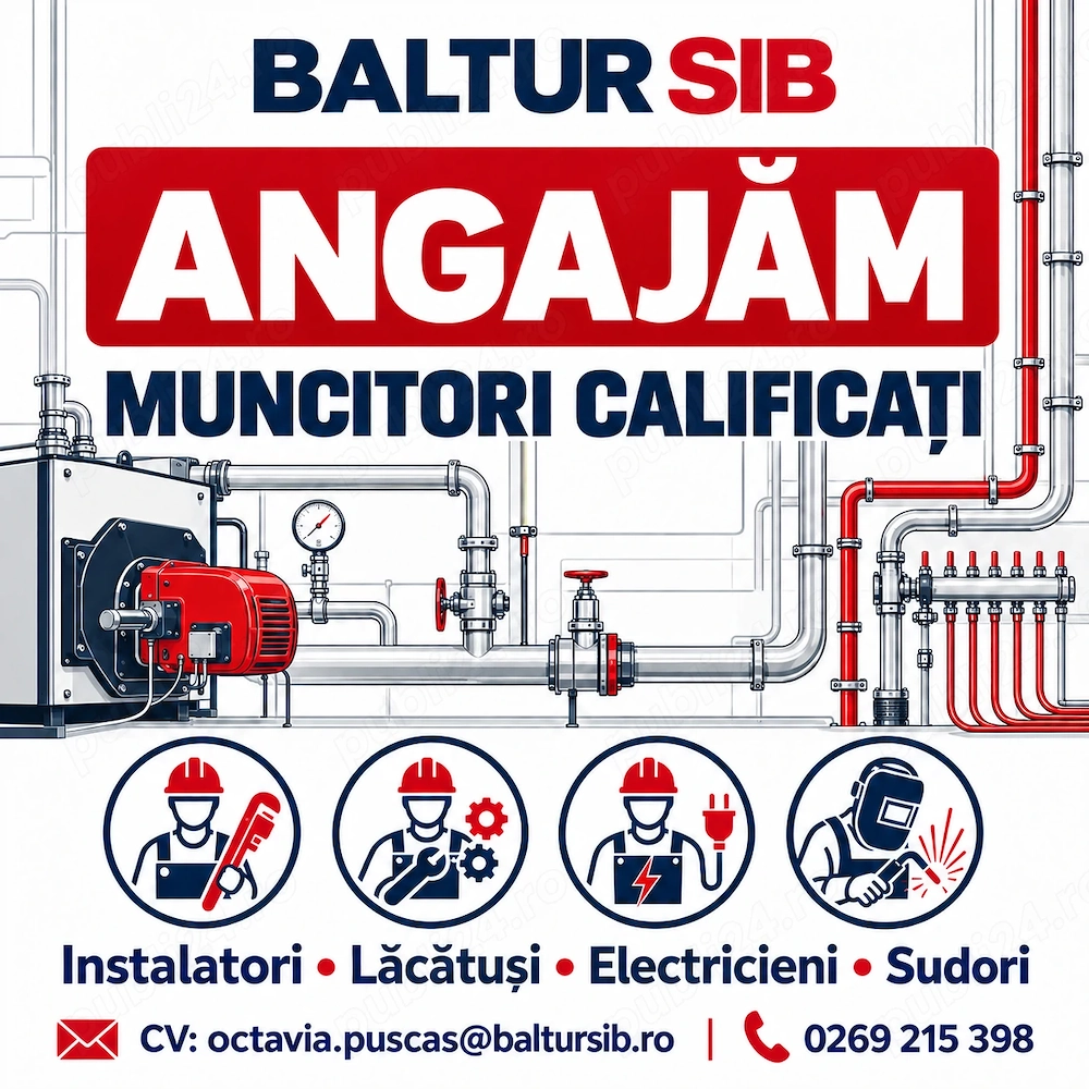 Angajam personal calificat in constructii   instalatii
