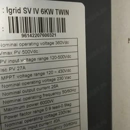 Vand invertor EASUN igrid SV IV Twin Output 6KW