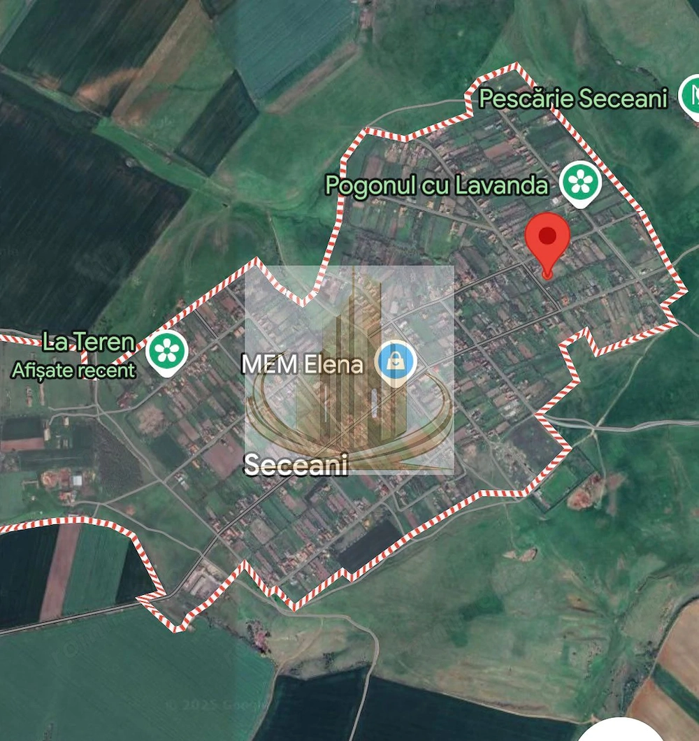 Teren intravilan 4.393 mp Seceani, lângă autostradă A1.