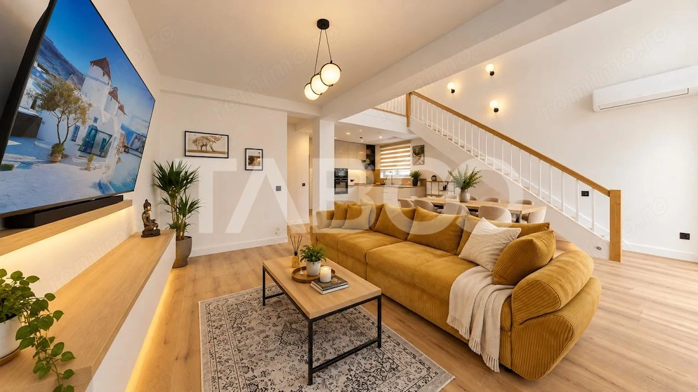 Penthouse cu design spectaculos si terasa de vanzare DaVinci Cristian 