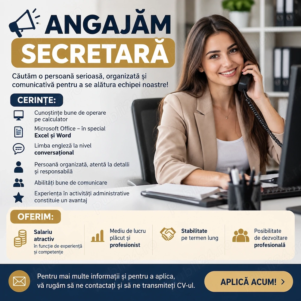 Angajam Secretara