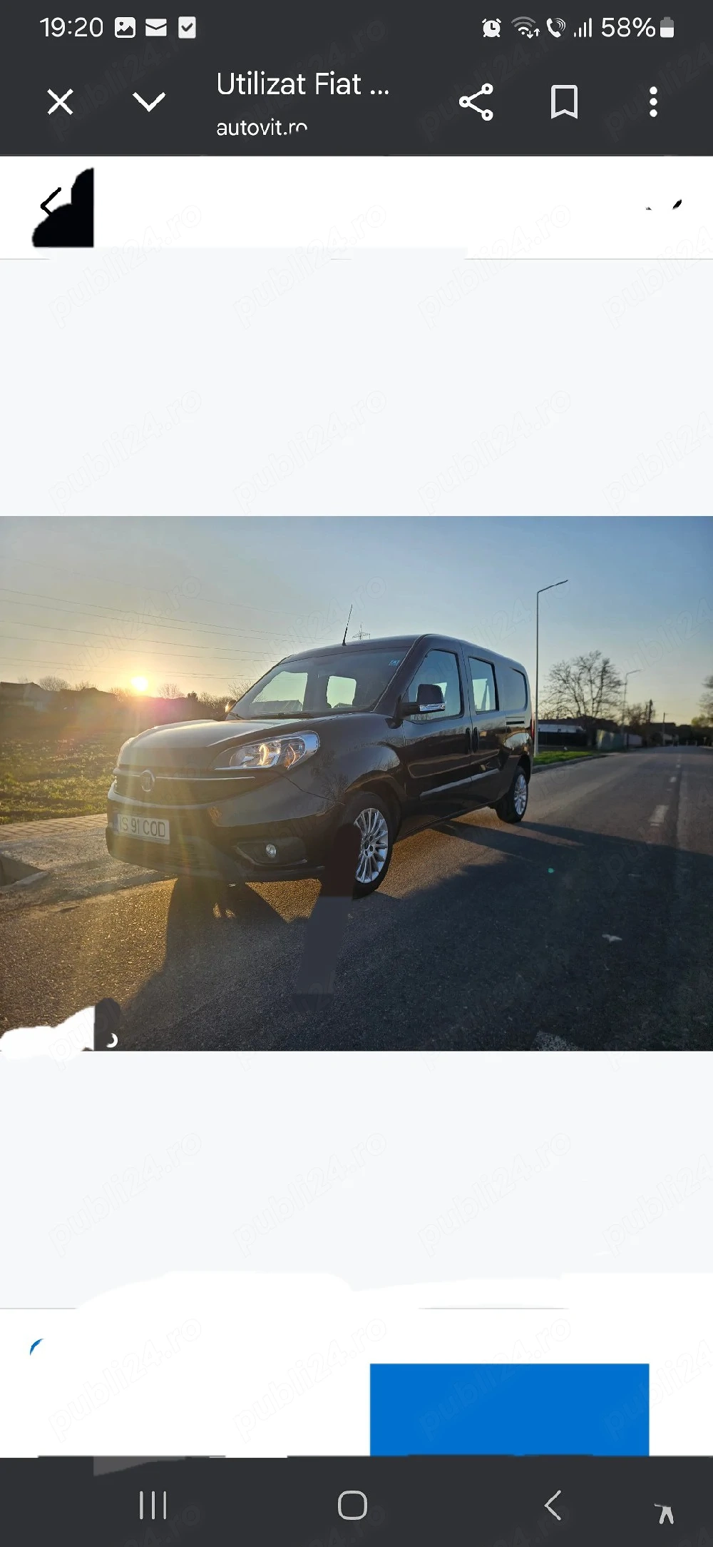 Vănd Fiat doblo maxi