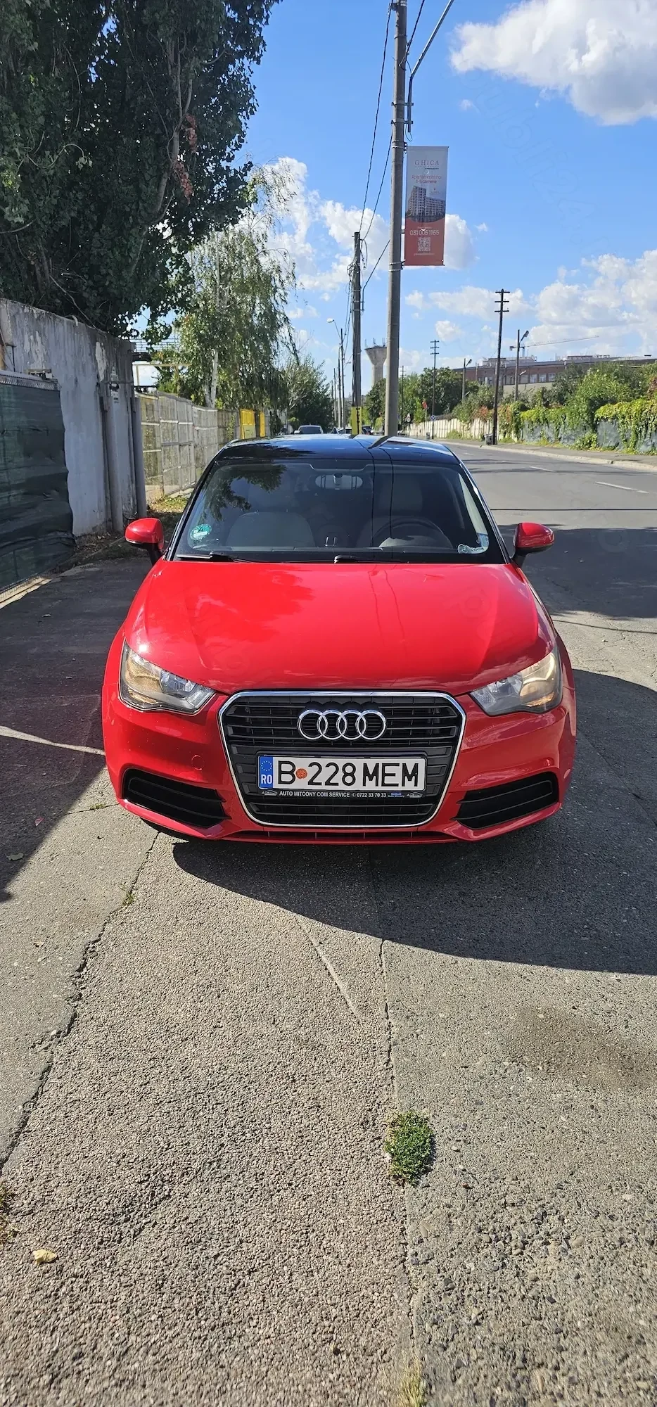 Vânzare Audi A1 culoare Roșu km 103112 an 2012
