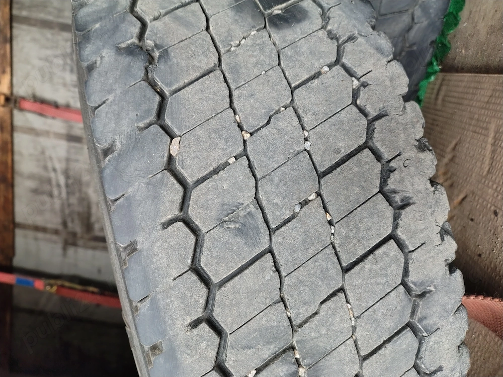 2 Anvelope Kama tracțiune 235 75 17.5 cauciucuri DOT 2021 jante Atego Man 7.5tone roti complete