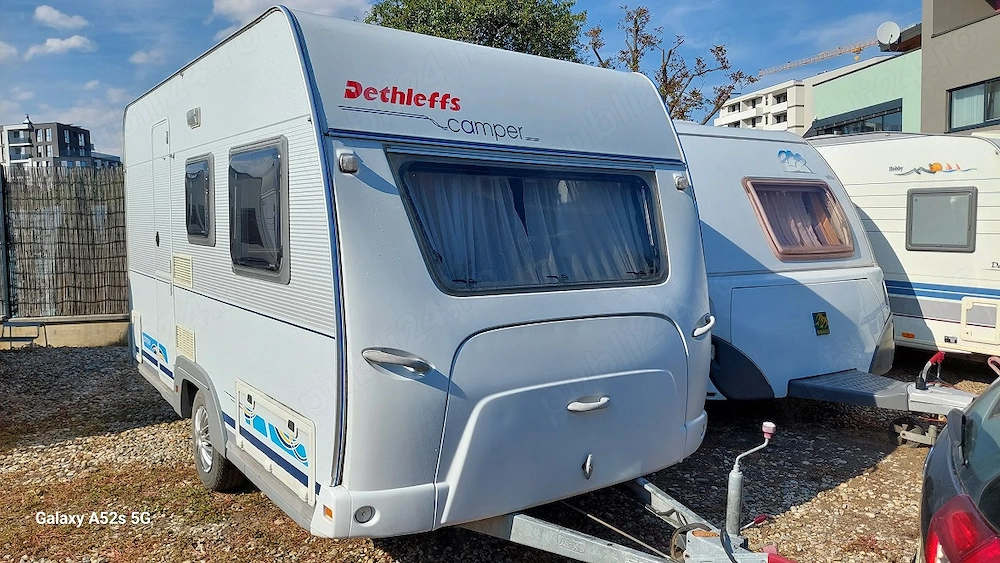 Rulota Dethleffs Camper 420 , pregatita pentru off-camping