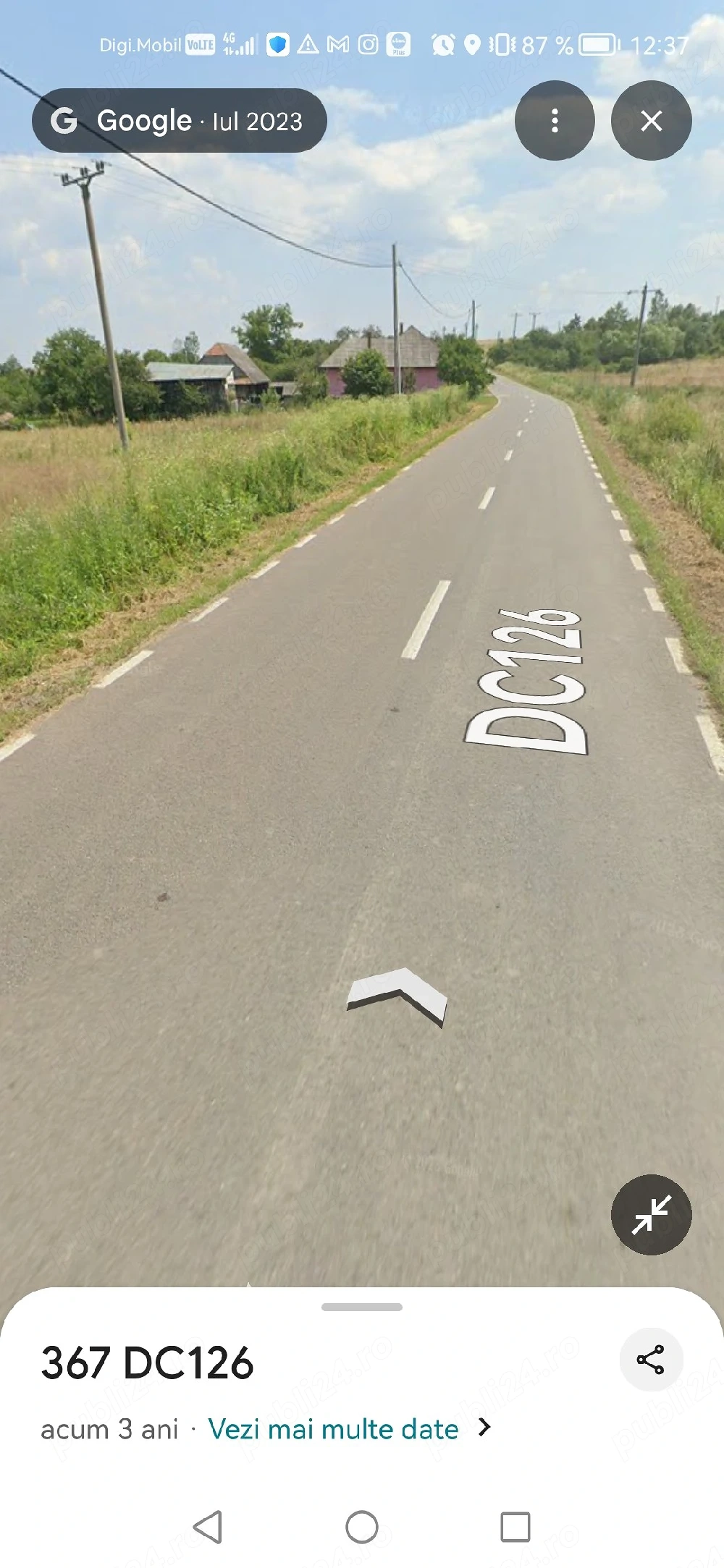 Vând teren extravilan 