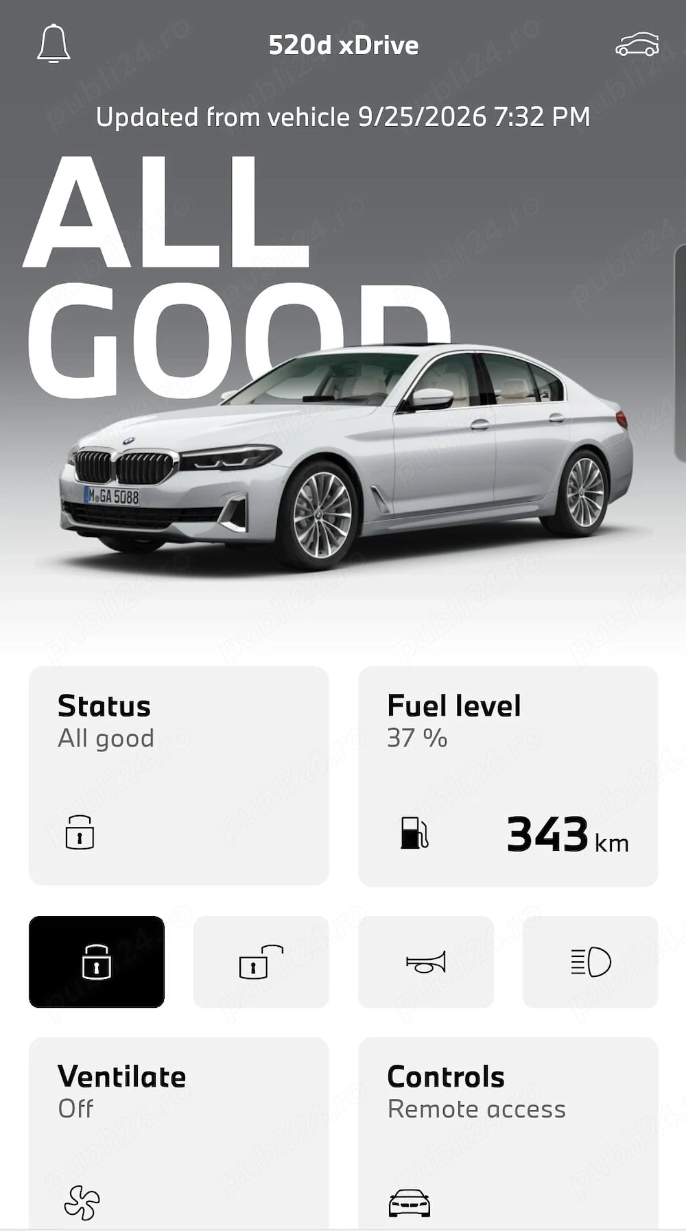 Predare leasing BMW 520D xDrive, G30 LCI, automat, 2021