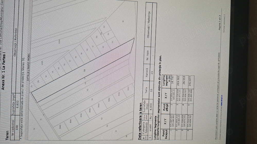 Două terenuri extravilane 10000 și 6800 în Ciorogârla direct proprietar