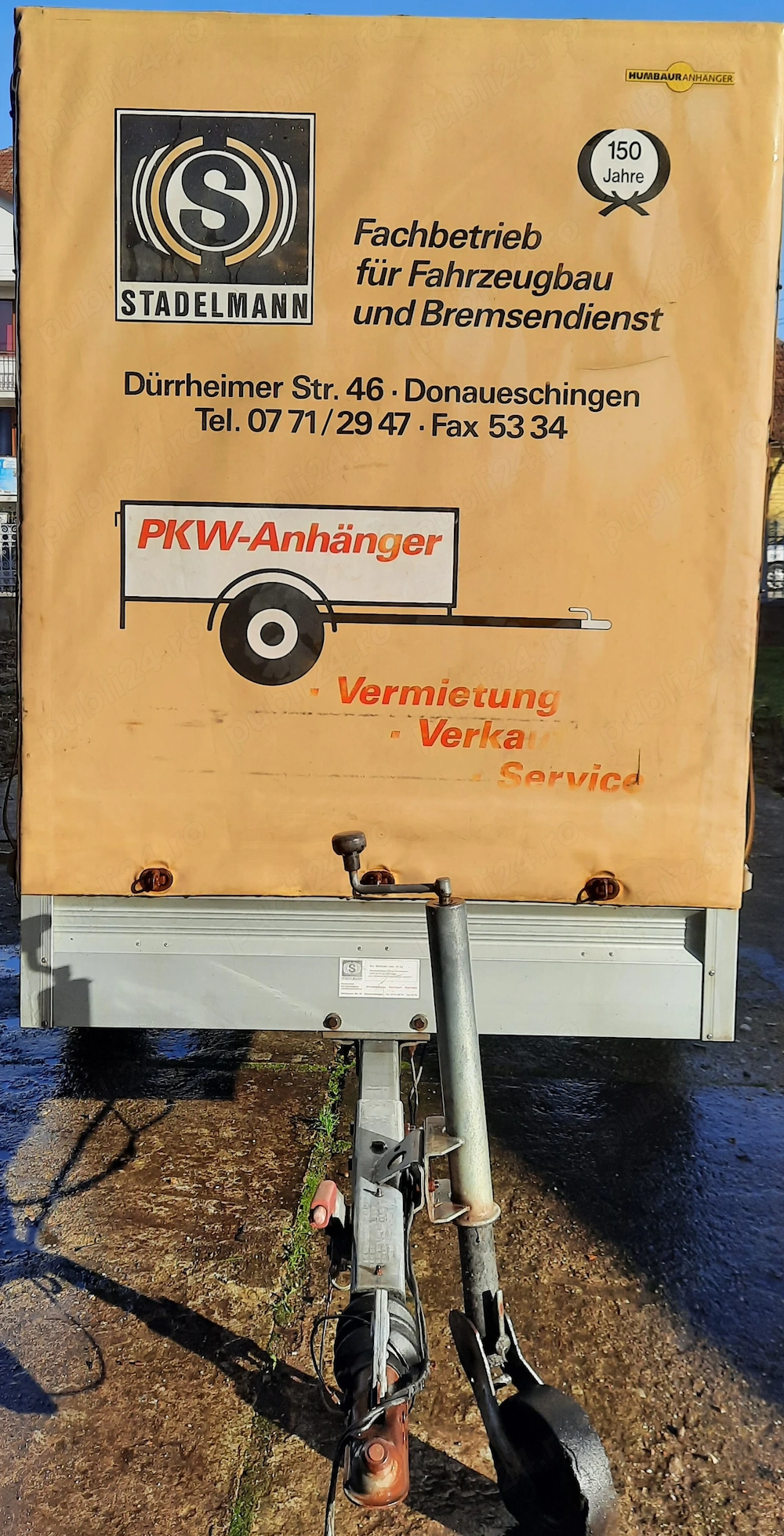 Remorca auto Humbaur