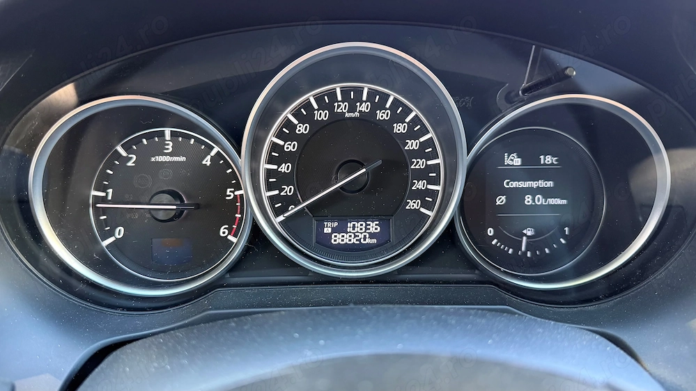 MAZDA 6 2016 2.2D SkyActive euro 6 culoare roșie
