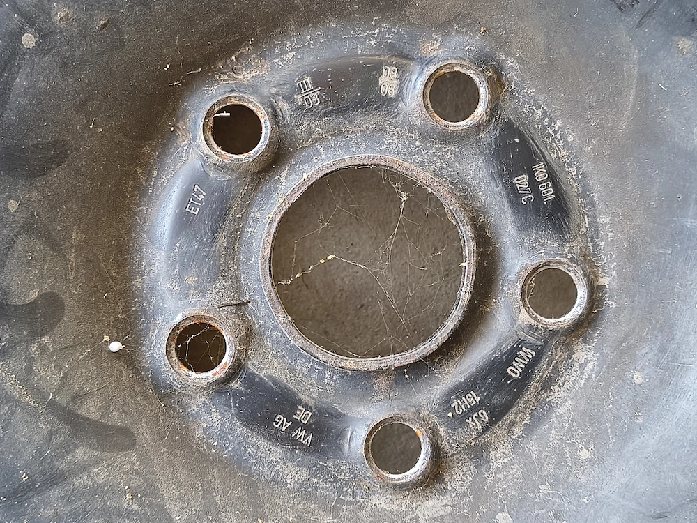 Jante tablă originale VW 15" 5x112 ET47	
