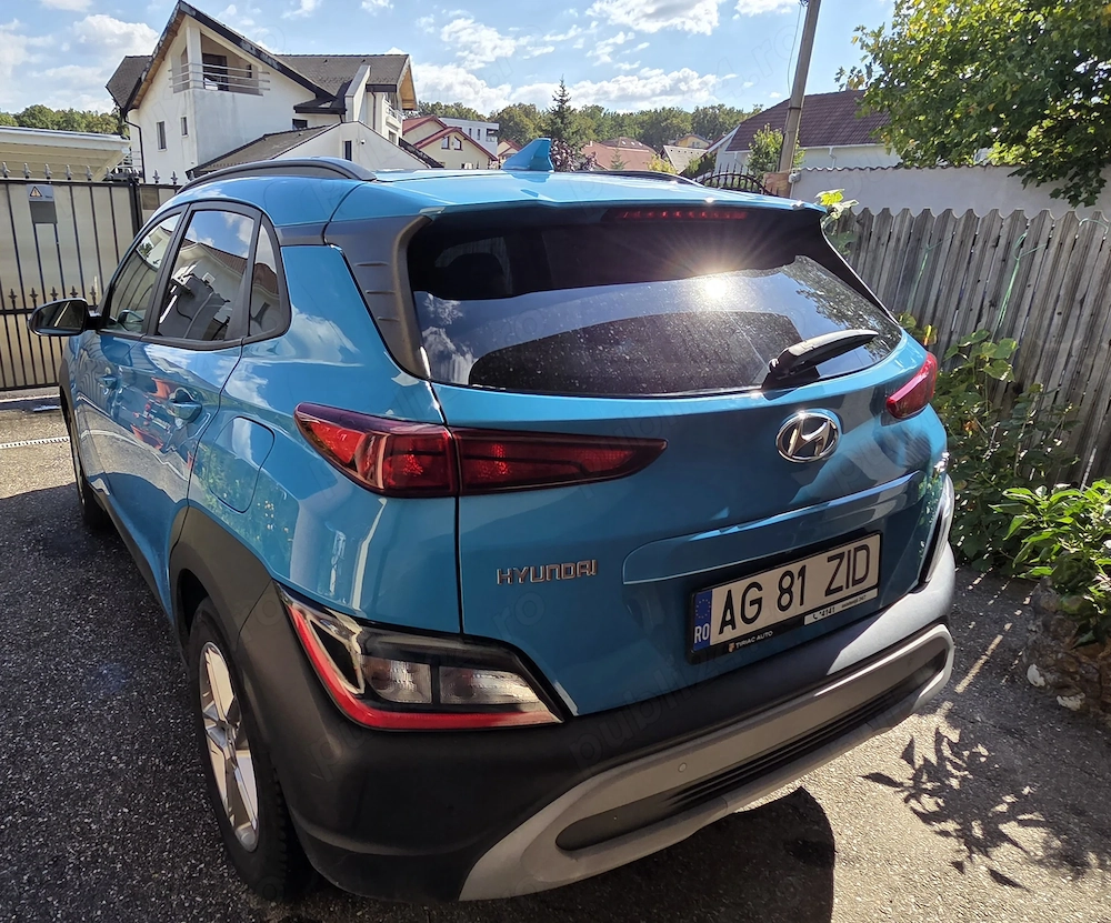 Hyundai Kona 2021, stare exceptionala, 31300 km, 1.0 T-GDI 120 CP 6MT 2WD Highway