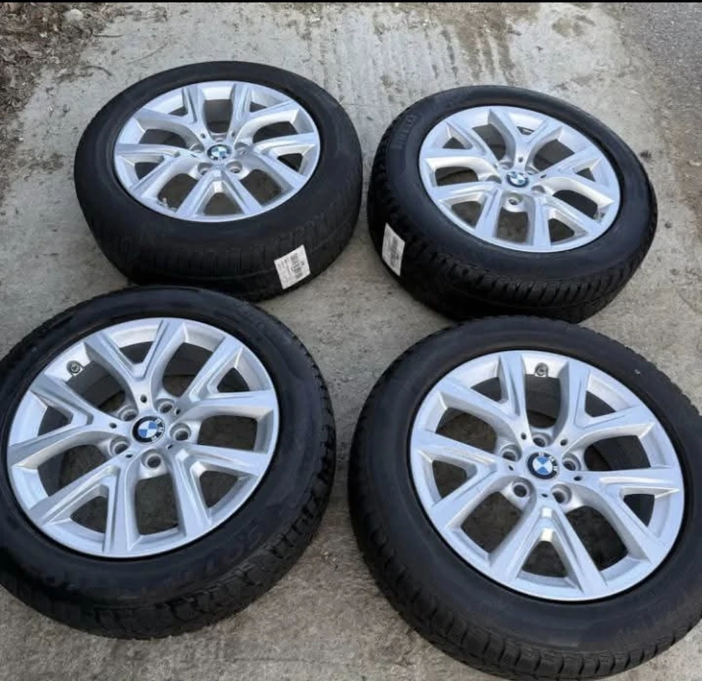 Jante originale bmw r17 cu cauciucuri de iarna