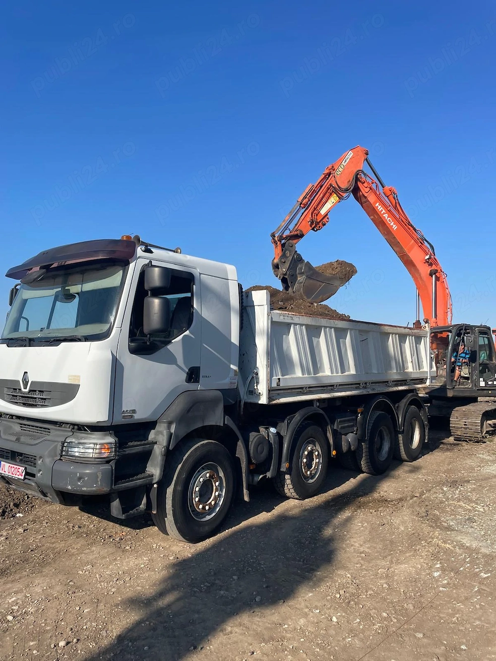 Angajez șofer basculă 8x4 autostradă Carta 