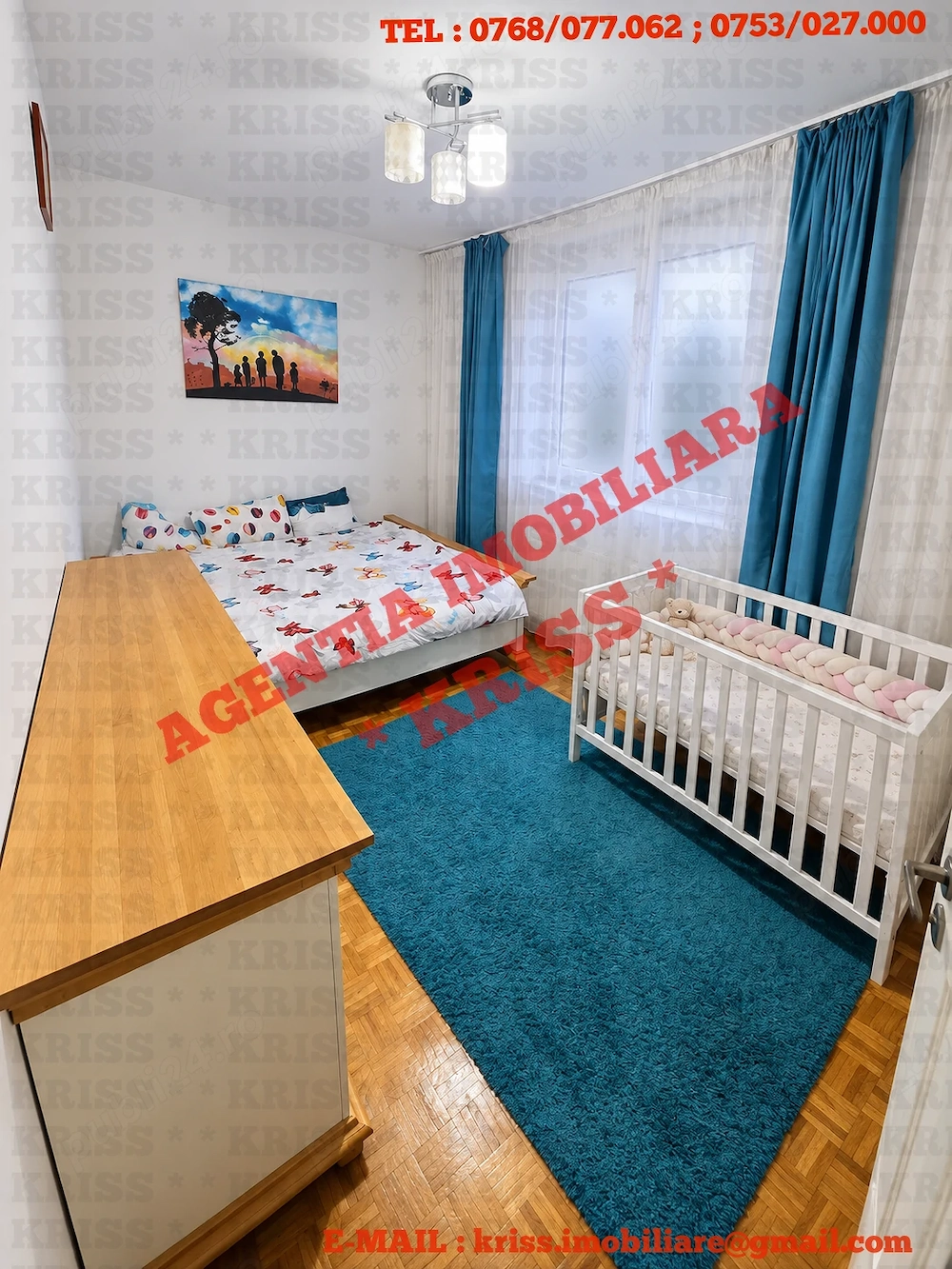 Apartament 4 Camere Semicentral-NEGRU VODĂ Confort 1 Decomandat 79Mp. Etaj 3 Din 4 Mobilat Și Utilat